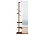Full-length mirror solid wood rubber wood glass, 65.7*17.7in Large mirror 35197310