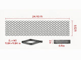 Gravel Grid Driveway Stabilization, Permeable Grass Ground Retainer 24.93 x 9.52 FT, 1880 LBS/Sq FT 10872934