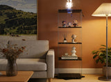 Rotatable four-layer tempered glass display cabinet,liquor cabinet,file cabinet,storage cabinet,with W3155P466748