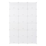 12-Tier Portable 72 Pair Shoe Rack Organizer 36 Grids Tower Shelf Storage Cabinet Stand Expandable 00409728
