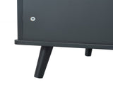 Litter Box Enclosure, Cat Litter Box Furniture with Hidden Plug, 3 Doors,Indoor Cat Washroom Storage 65310790