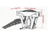 16 Ton Manual Hydraulic Pipe Bender, Tube Bending Machine with 8 Dies & 90&deg180&deg 57756484