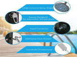 Solar heated shower 64391044
