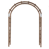 7ft Garden Arch Dark Brown 23275759