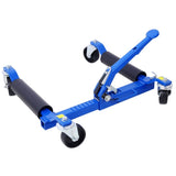 Set of Wheel Dolly Car Skates Vehicle Positioning Tire Jack Ratcheting Foot Pedal Lift W46560256