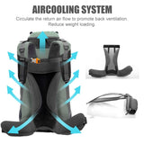 60L Outdoor hiking backpack with internal frame, including rain cover, grey Amazon 48307401