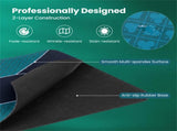 70"35" 10-Player XL Poker Table Mat, Non-Slip Rubber Base Spill-Proof Multi-Spandex Table Top with 18695433