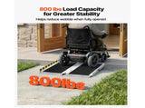 Portable Folding Wheelchair Ramp, 2FT, Non-Slip Aluminum Handicap Ramp with 800 lbs Capacity, 84430129