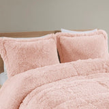 Twin/Twin XL Shaggy Long Fur Comforter Mini Set B03595923