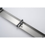 28 Inches Linear Shower Drain, Included Hair Strainer and Leveling Feet W2287P149011