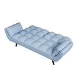 57 "blue sofa Soft two armrests throw pillow pillow comfortable fit apartment bedroom small space W1658135096