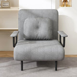 Folding Sofa Bed 5-in-1 Convertible Chair - 5-Position Adjustable Backrest with Pillow, Space-Saving W2700P319132