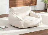 Giant Bean Bag Chair Sofa for Adults Teens, Comfy Corduroy Large Bean Bag Chairs with Armrests for W2200P558422