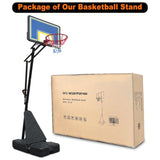 Portable Basketball Hoop for Youth Adults & Professional Match,Adjustable Height 8.04 ft to 10.01 61443356