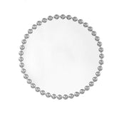 Beaded Round Wall Mirror 36"D B03599275