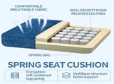 Accent Chair With Comfy Chenille Club Fabric,Comfy Upholstered Living Room Arm Chair,Springs W3042P262910