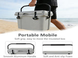 25QT Portable Cooler, Insulated Hard Cooler with Bottle Opener, Cup Holder, Forming Ruler, 5-7 Day 69789029