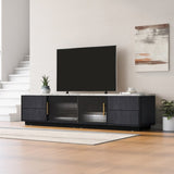 ZUN Modern TV Stand for 70'' TV with 4 Drawers, Media Console Table, Entertainment Center with Large N710P188174B