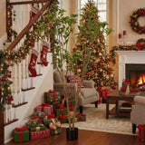 5.2FT Faux Citrus Tree Artificial Plant Natural Leaves & Small Flowers False Tree Perfect Home 32217231