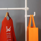 Double Clothing Rack, Adjustable Racks for Hanging Clothes, 2 Tier Clothes Heavy Duty Garment White 24070667
