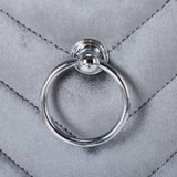 Eva 2 Piece Stainless Steel Legs Chair Finish with Velvet Fabric in Silver 733569295678