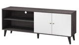 Amidon TV Stand TVs up to 63", with 2 Storage Shelves& 1 Cabinet, Modern Entertainment Centre B2735P297798