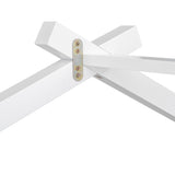 Twin Size Wooden House Bed with Two Drawers, White WF302181AAK