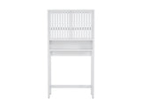 Toilet storage shelf, Private bathroom, Laundry room, Space-saving, white W2207P308769