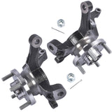 2x Front Steering Knuckle & Wheel Hub Bearing Assembly LH RH Fit for Chevy Aveo 1.6L L4 Sedan 60901118
