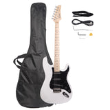 GST Stylish Electric Guitar Kit with Black Pickguard White 94258666