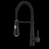 LED Commercial Kitchen Faucet with Pull Down Sprayer, Single Handle Single Lever Kitchen Sink Faucet W1932P172276