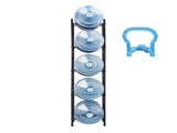 5 Gallon Water Jug Holder Water Bottle Storage Rack, 3 Tiers, Black 34237181