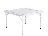 35.4" Square Mahjong Table, 4-Player Folding Card Table with 4 Cup Holders & 4 Chip Trays, Portable 38742553