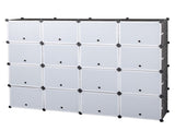 8-Tier Portable 64 Pair Shoe Rack Organizer 32 Grids Tower Shelf Storage Cabinet Stand Expandable 65115046