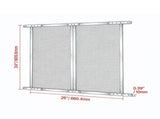 24 x 26 Inch RV Screen Door Protector Camper Entry Grille Easy Install Breathable Mesh for Pets 48231445
