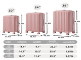 20"/24"/28" 3 pcs/set in ABS Spinner Wheel Luggage, Carry on Suitcase, with Cup Holder & USB Port & 18102904