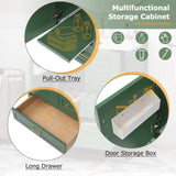 30" Green Bathroom Vanity with Sink Combination Set, Bathroom Storage Cabinet with Soft Close Door, N729P177787F