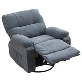 ZUN Recliner chair,360 degree rotating swing single sofa chair, equipped with soft cushion and backrest, W1521P265841