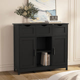 Storage Cabinets,Wooden Floor Cabinet,with Drawers and Shelves Storage Cabinets,Accent Cabinet for 11185990