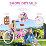 Steel Frame,Multiple Colors, for 10Years Old Girls Bike,24 inch wheel W1019P179157