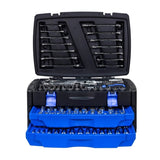 ZUN Black Hand Tool Box with Toolset 266Pcs W1102P163240