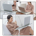 ZUN Laptop desk, adjustable laptop desk, office desk, laptop, work, reading, writing, drawing, and 00072968