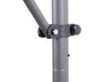 Manual Retractable Awning-118'' Non-Screw Outdoor Sun Shade Cover with UV Protection 100% 71693692
