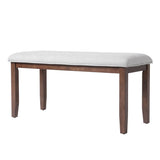 Upholstered Bench for Bedroom End of Bed,38-inch Entryway Bench for Living Room,Dining Bench with N752P271804C