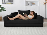 Convertible sofa couch bed,multi-functional,circular bed,adjustable Futon sofa ,No Assembly W2677P487204