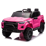 24V10A Two-seater Kids Ride On Electric Pickup, kids ride on toy W/parents remote control,4WD 800W W1578P196861