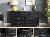 Modern 7 Drawers Dresser 7 Drawers Cabinet,Chest of Drawers Closet Organizers and Clothes W2275P149785
