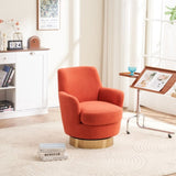 Teddy Swivel Barrel Chair, Swivel Accent Chairs Armchair for Living Room, Reading Chairs for Bedroom W1361P172477