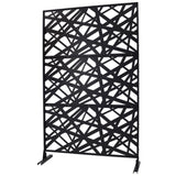 Outdoor & Indoor Privacy Metal Privacy 76" H48" W, Freestanding Decorative Privacy W465P193273