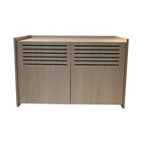 Modern Wooden Cat House with Scratching Pad , Cat Litter Enclosure, Spacious Hidden Cat Litter W1412P271583